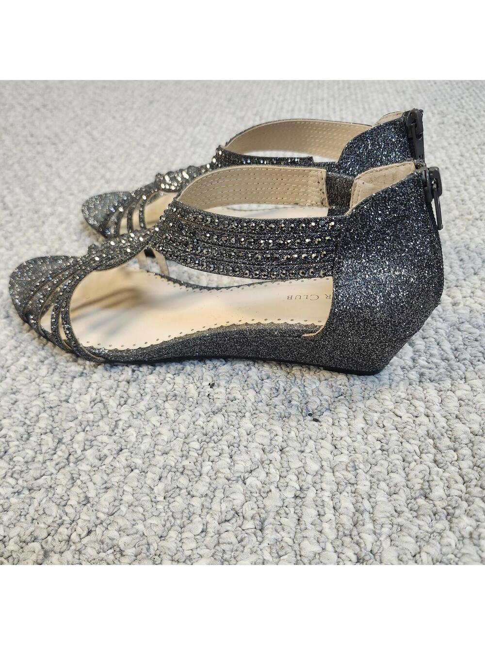 Charter Club Women's Sparkly Strappy Sandals Size 9M New - Picture 3 of 8
